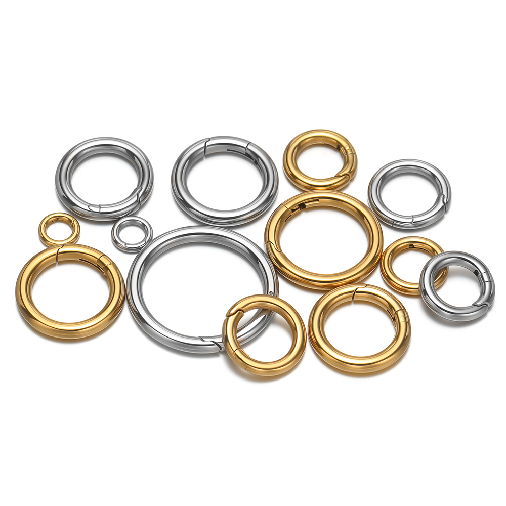 2Pcs/Lot Round Spring Clasps S - Jewelry Making Material 评论和价格