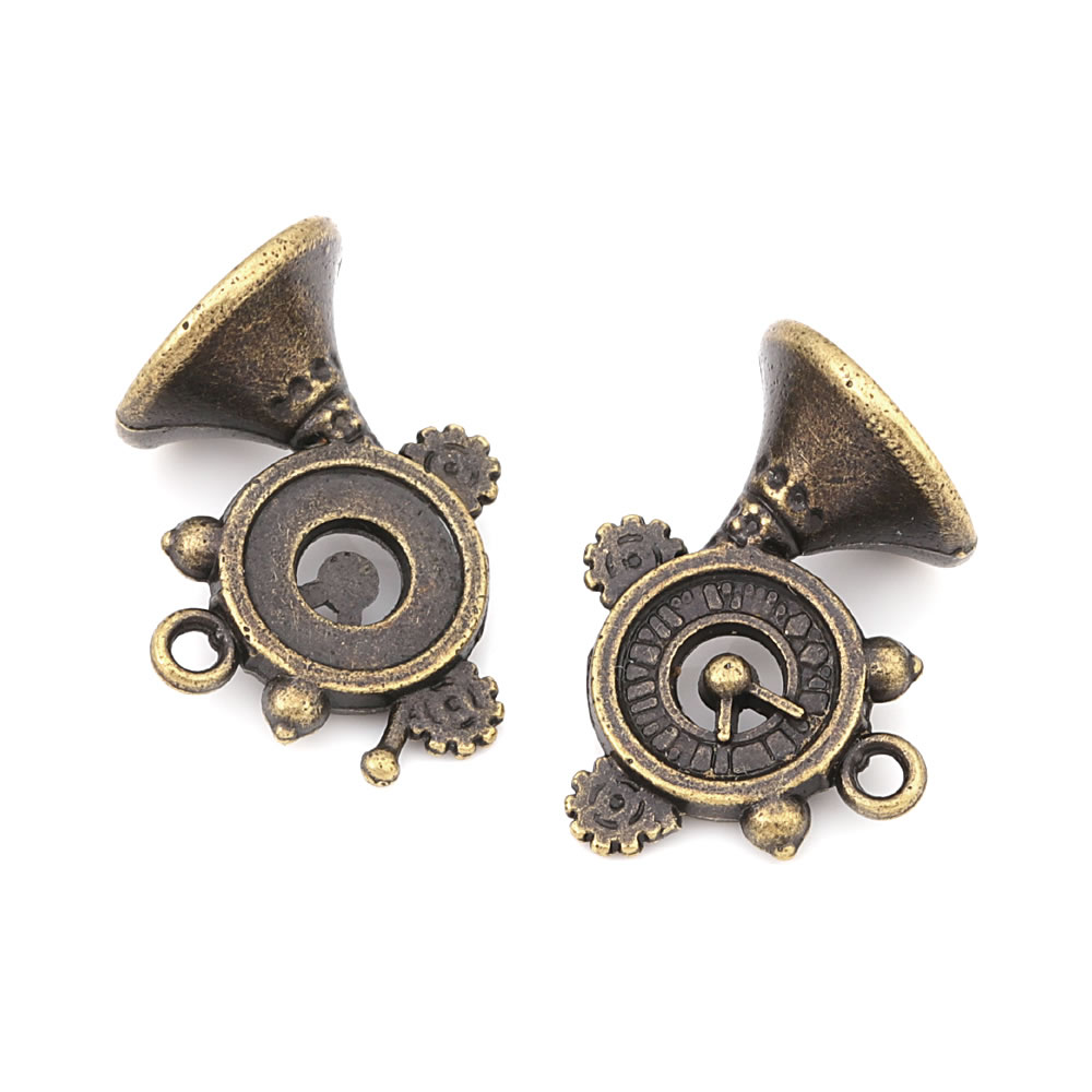 Vintage Style Zinc Alloy Alarm - Jewelry Making Videos 评论和价格