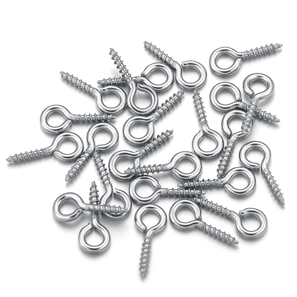 100pcs/lot Stainless Steel Min - Jewelry Making Essentials 评论和价格