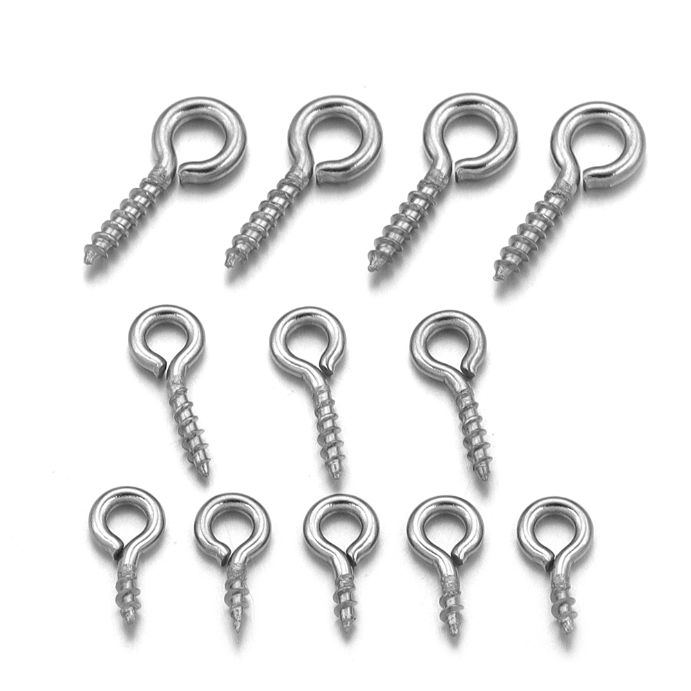 100pcs/lot Stainless Steel Min - Jewelry Making Essentials 评论和价格
