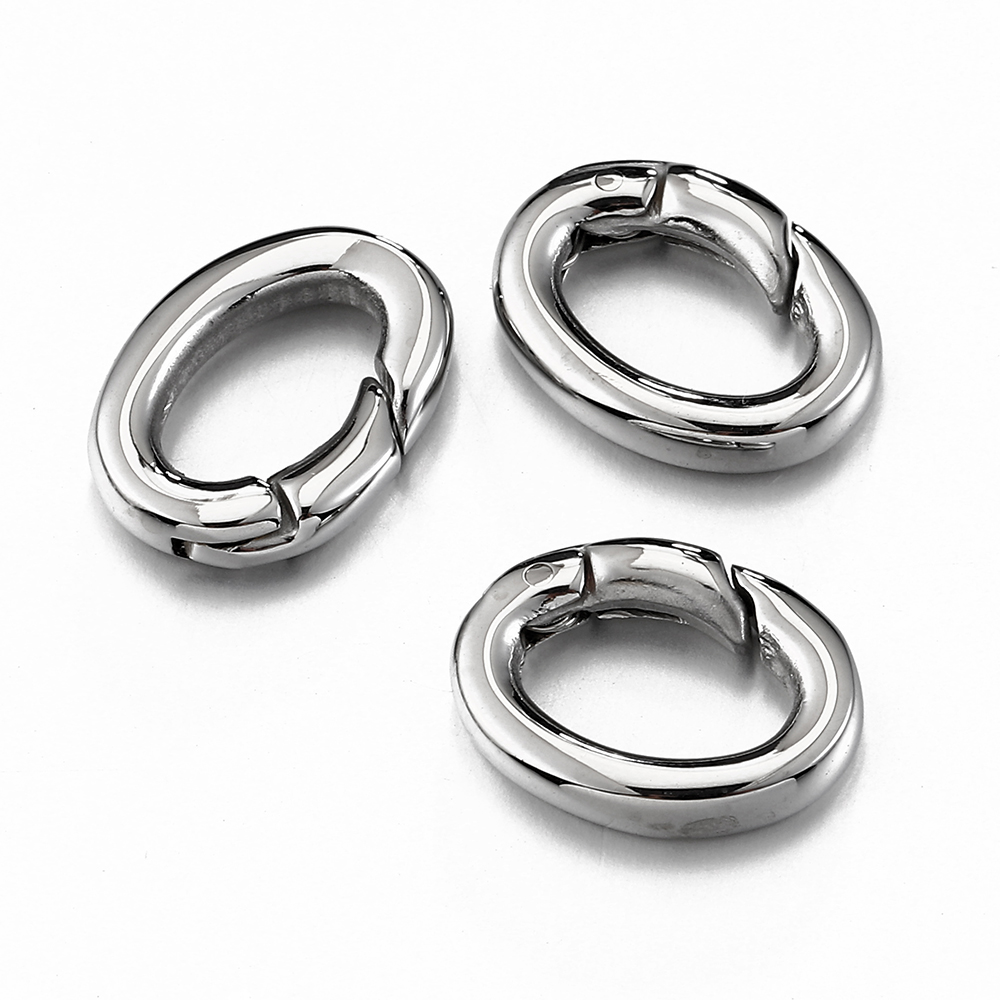2pcs/1pc Stainless Steel Sprin - Jewelry Making A Ring 评论和价格