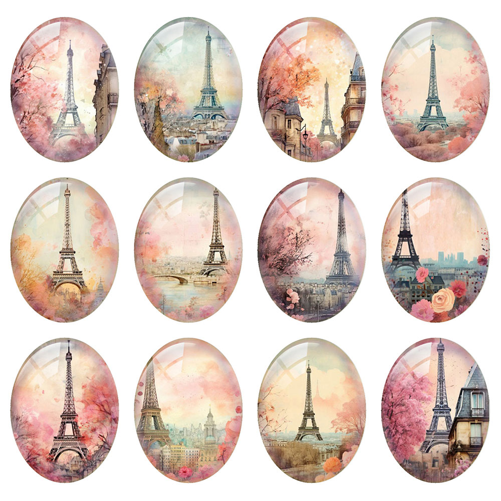 Random Mixed Round/Oval/Square - Jewelry Making Paris 评论和价格