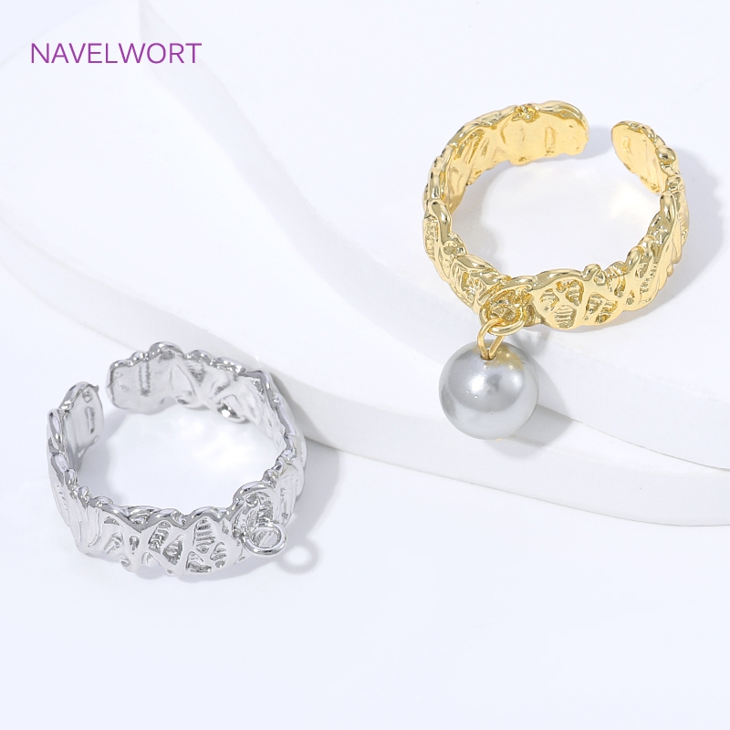 18K Gold Plated Brass Stripe O - Jewelry Making Ring Tool 评论和价格