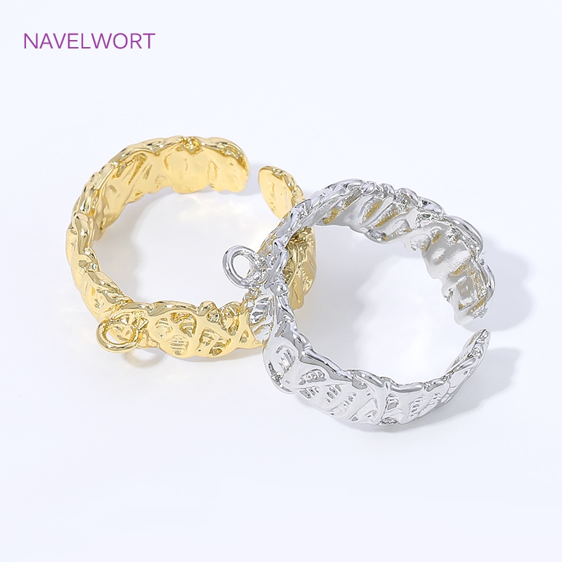 18K Gold Plated Brass Stripe O - Jewelry Making Ring Tool 评论和价格
