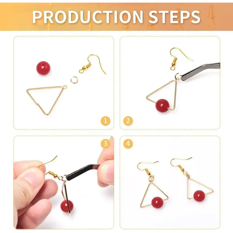 100/500pcs DIY Earring Finding - Jewelry Making Material 评论和价格