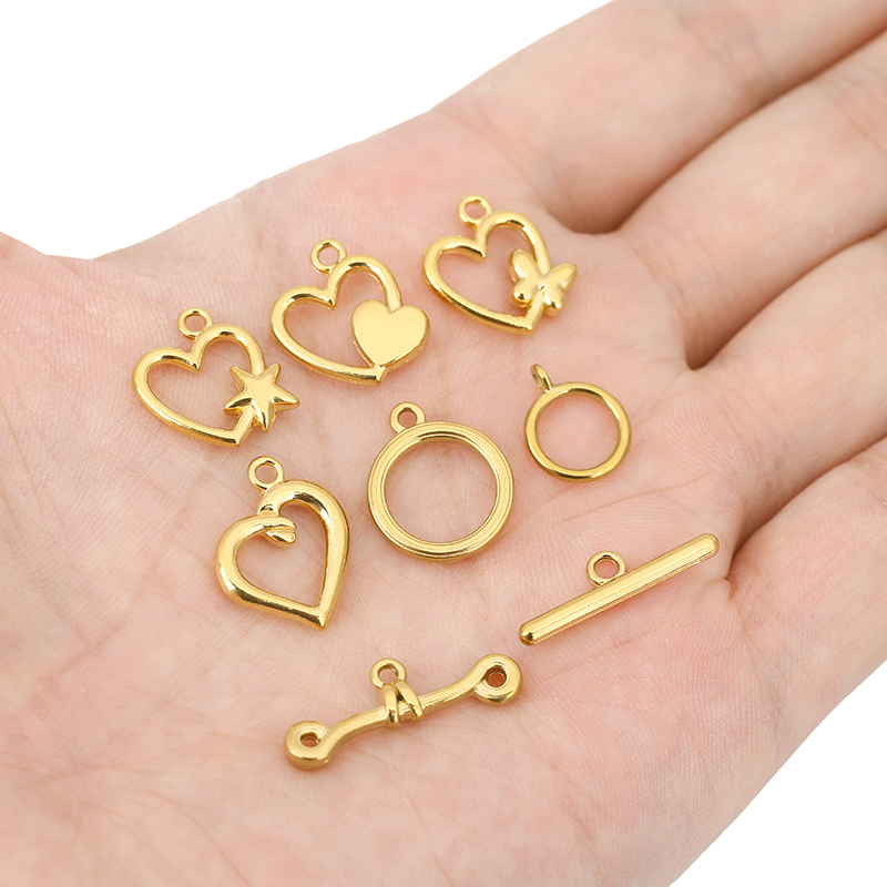 5sets PVD Never Fade Stainless - Jewelry Making Material 评论和价格