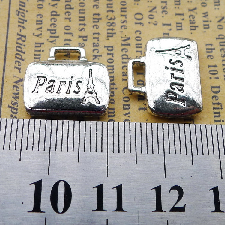 6pcs/Lot 14x17mm Antique Silve - Jewelry Making Paris 评论和价格