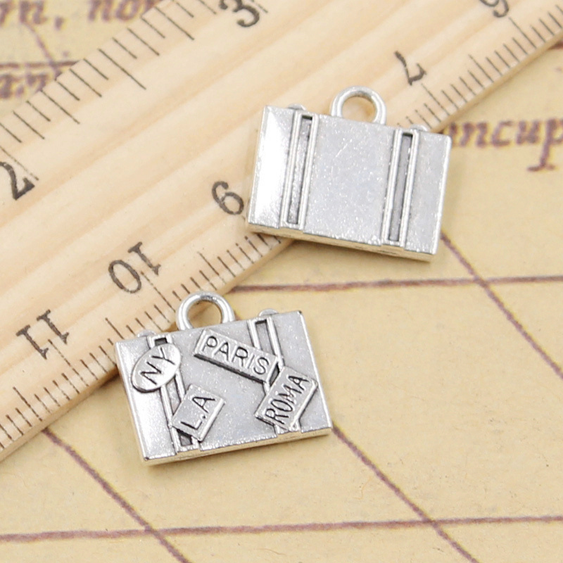 10pcs Charms Travel Bags New Y - Jewelry Making York 评论和价格