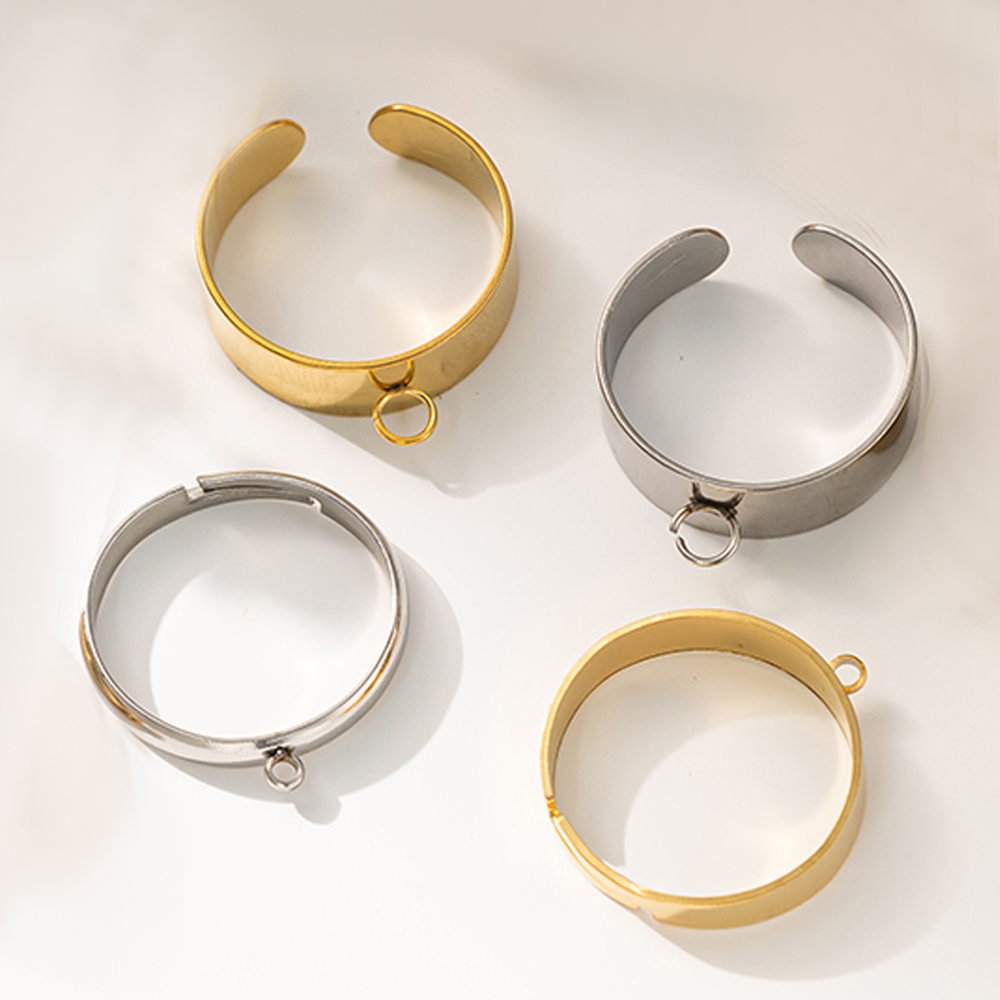5pcs/Lot Stainless Steel Gold  - Jewelry Making Ring Tool 评论和价格