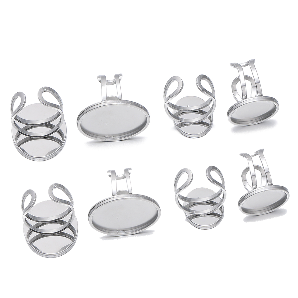5Pcs/Lot Stainless Steel Open  - Jewelry Making Ring Tool 评论和价格