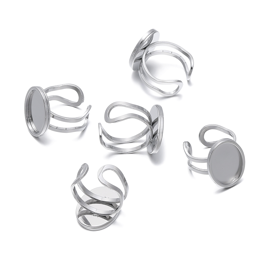 5Pcs/Lot Stainless Steel Open  - Jewelry Making Ring Tool 评论和价格