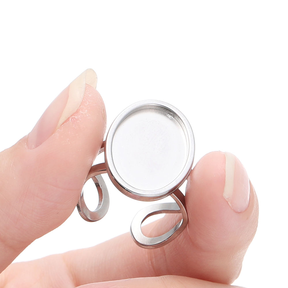 5Pcs/Lot Stainless Steel Open  - Jewelry Making Ring Tool 评论和价格