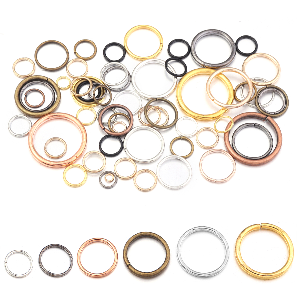 50-200Pcs/Lot 3-20mm Single Lo - Jewelry Making Ring Tool 评论和价格