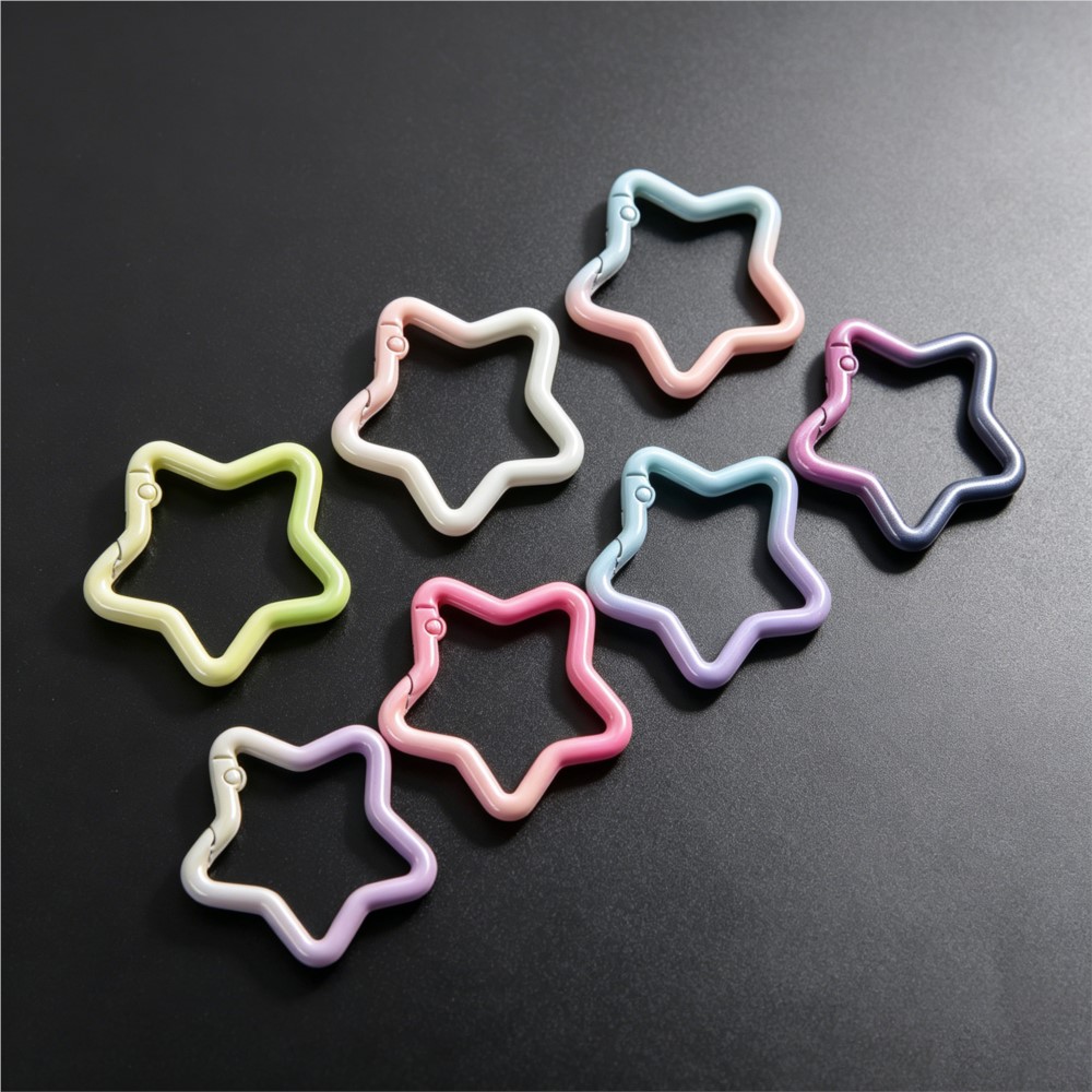 5PCS Gradient Star Shape Sprin - Jewelry Making Ring Tool 评论和价格