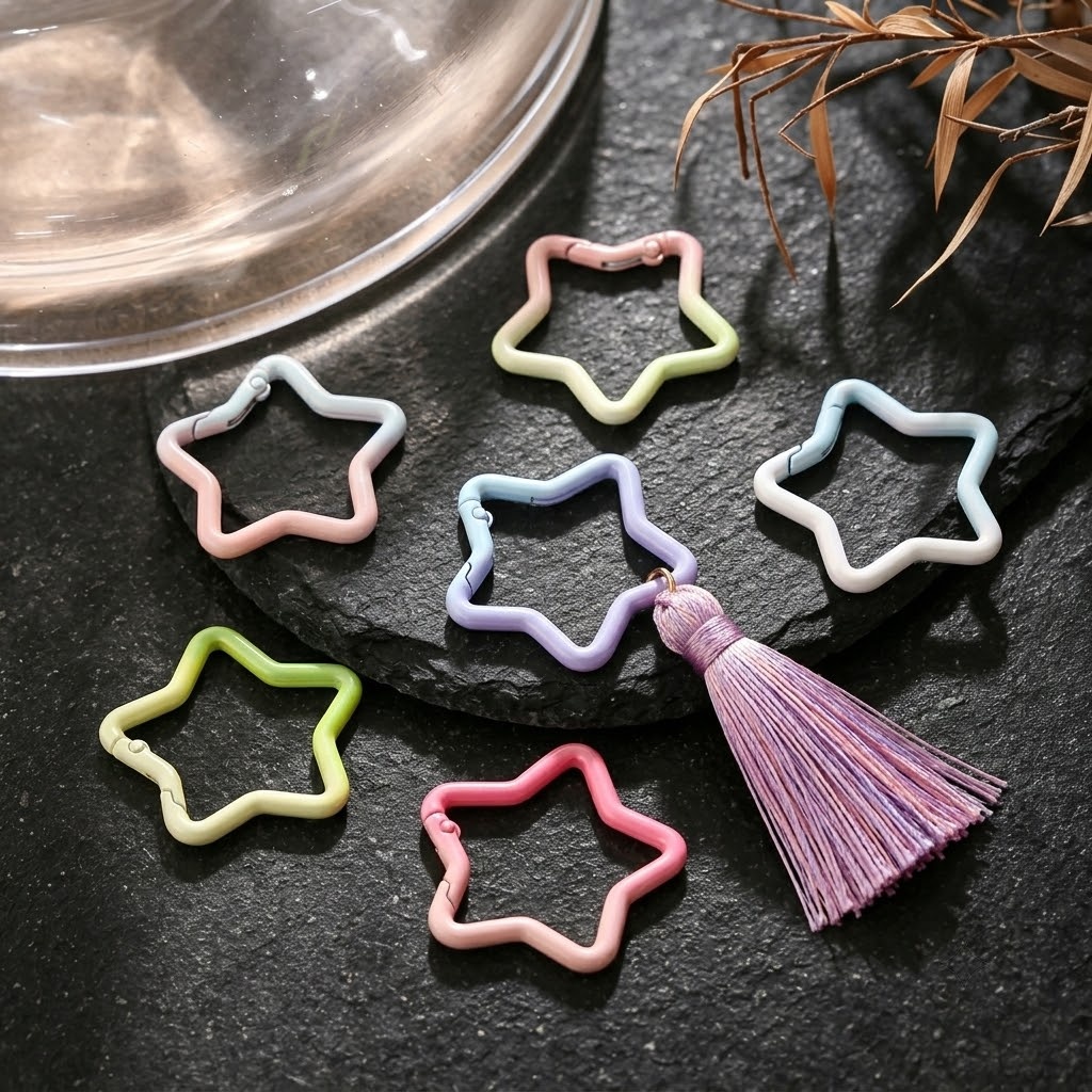 5PCS Gradient Star Shape Sprin - Jewelry Making Ring Tool 评论和价格