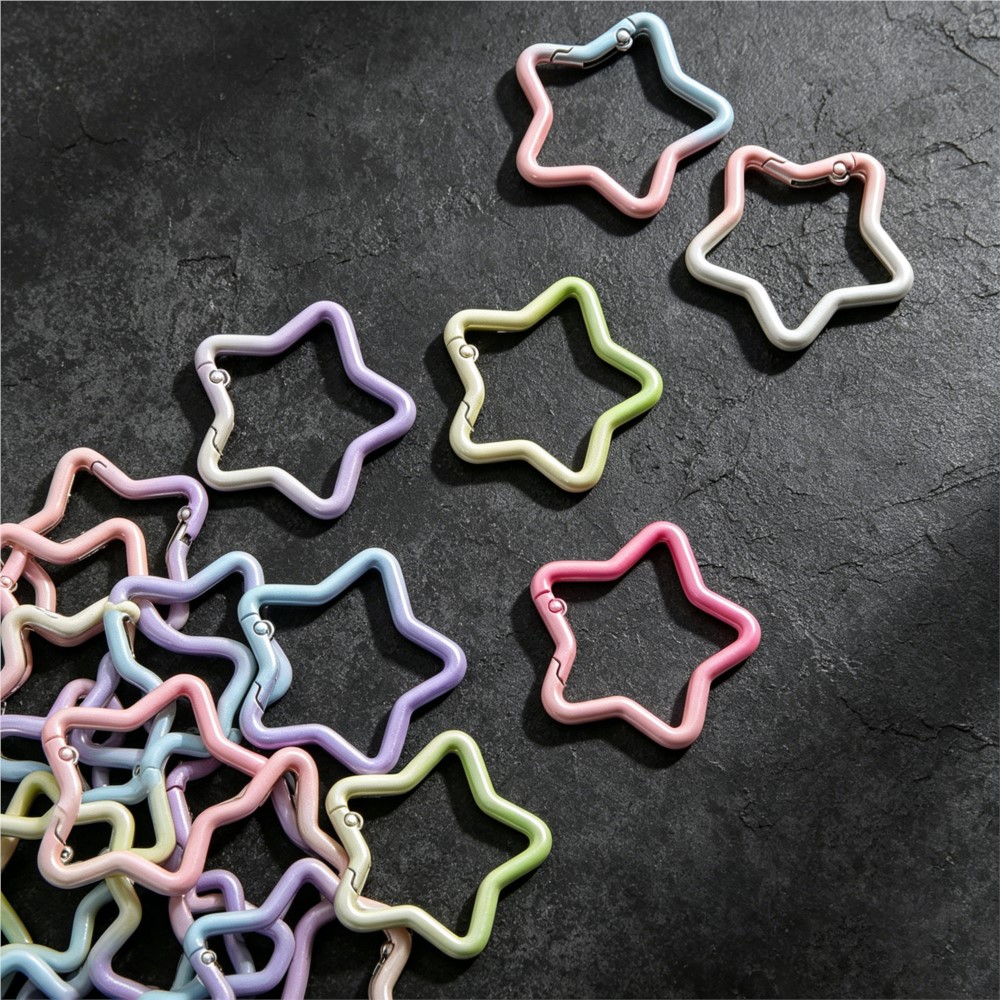 5PCS Gradient Star Shape Sprin - Jewelry Making Ring Tool 评论和价格