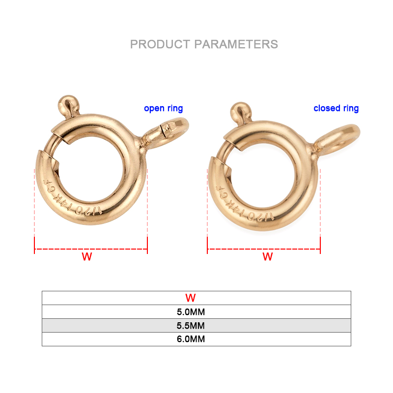 14K Gold Filled Spring Ring Cl - Jewelry Making Ring Tool 评论和价格