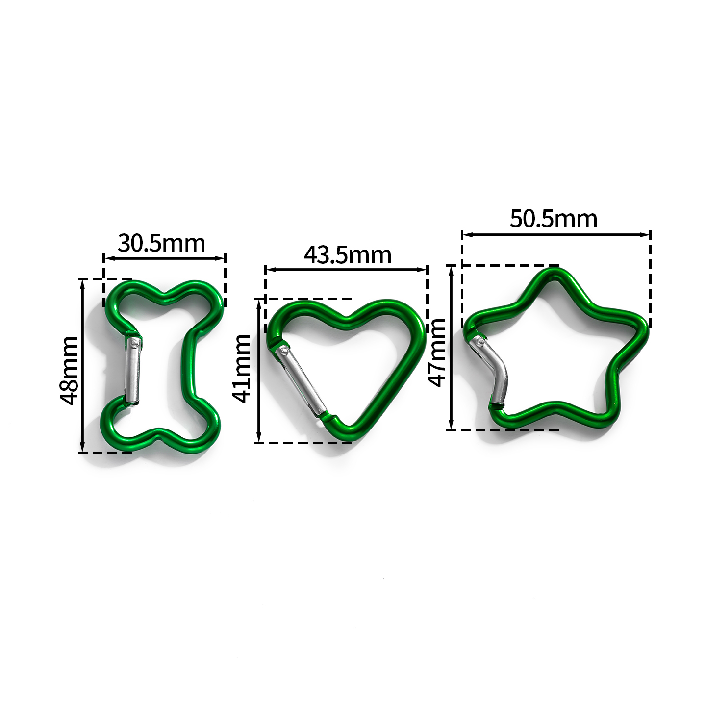 1pcs/Lot Aluminum Mini Carabin - Jewelry Making Basics 评论和价格